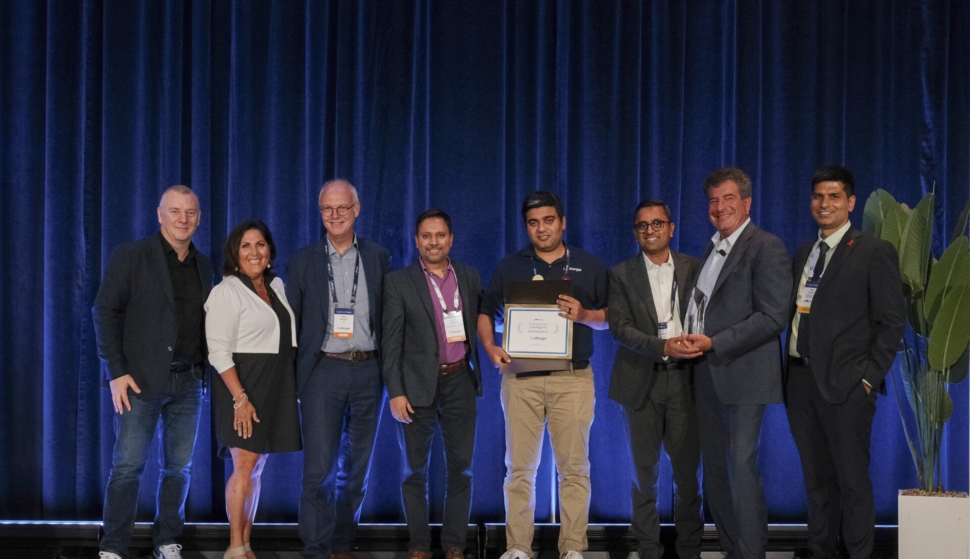 Coforge recognized with Intelligent Automation award from Pega at the Partner Awards at PegaWorld iNspire